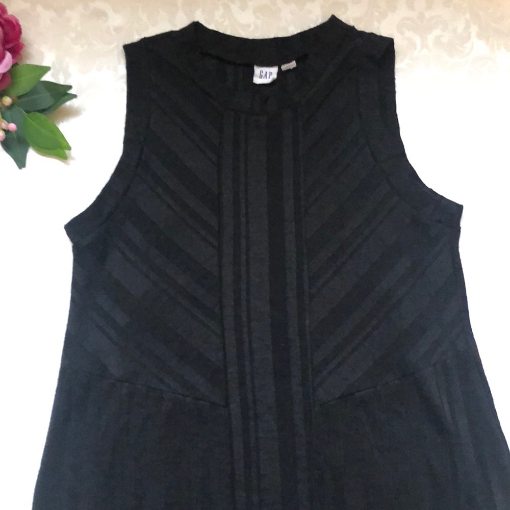 Gap black rib dress size S